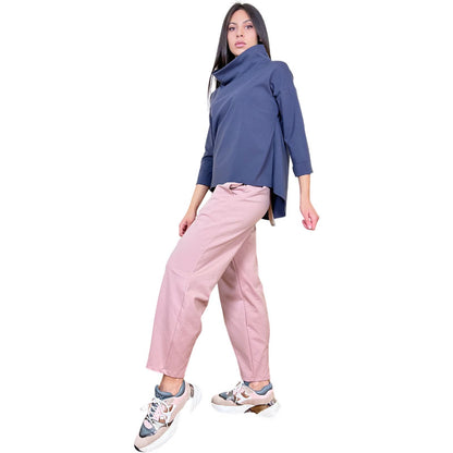 Pantalone Punto Milano con Pinces Caviglia Rosa Dettaglio Pinces caviglia Fascia elasticizzata posteriore Cavallo regolare Tasche laterali a filo  Tasca posteriore Taglio dritto leggermente ristretto alla caviglia Colore: Rosa Comoda vestibilità  Taglia Unica Made in Italy Prodotto da Wendy Trendy Distribuito da 28dot8